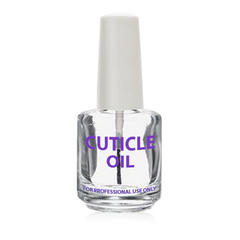Cre8tion Empty Glass Bottle .5oz "Cuticle Oil"