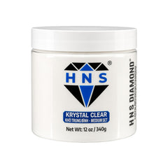 HNS DIAMOND KRYSTAL CLEAR KHO TRUNG BINH NAIL POWDER 12 OZ