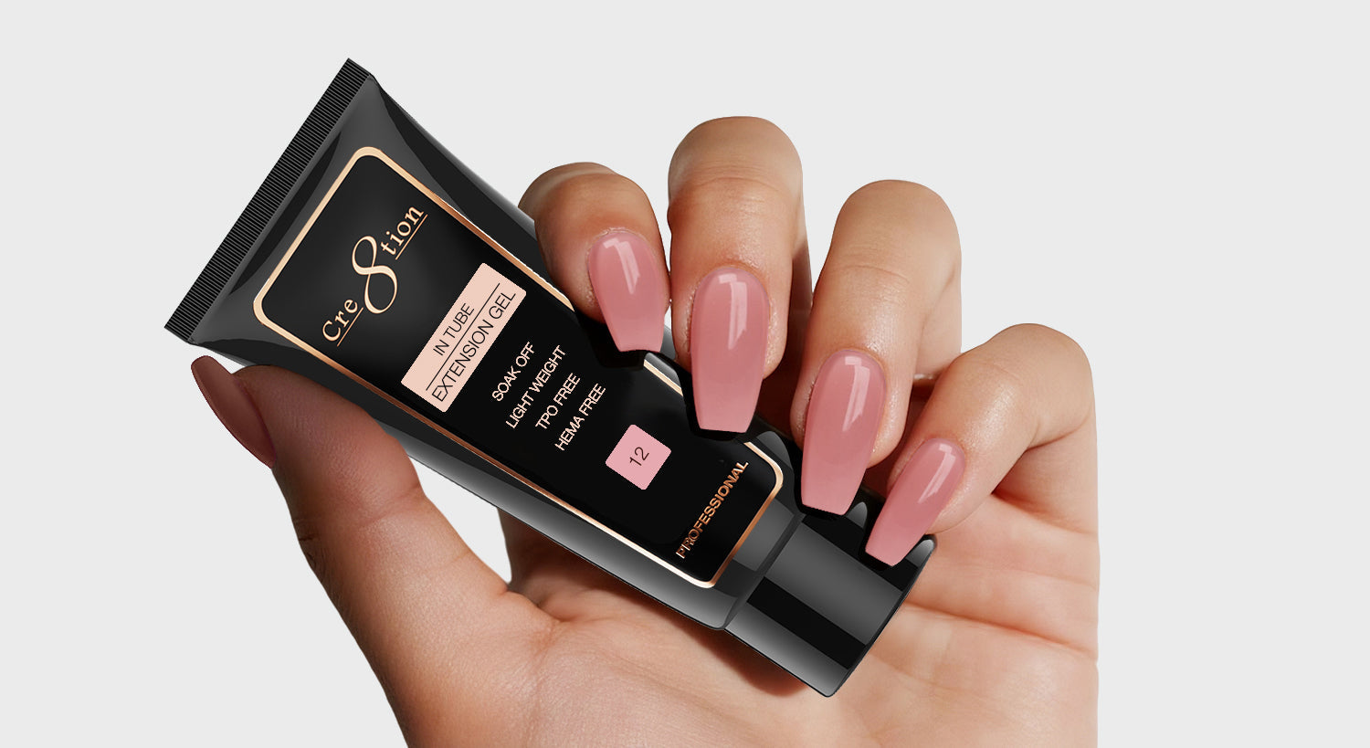 Cre8tion Poly Gel-Extension Gel In Tube 2oz - 12