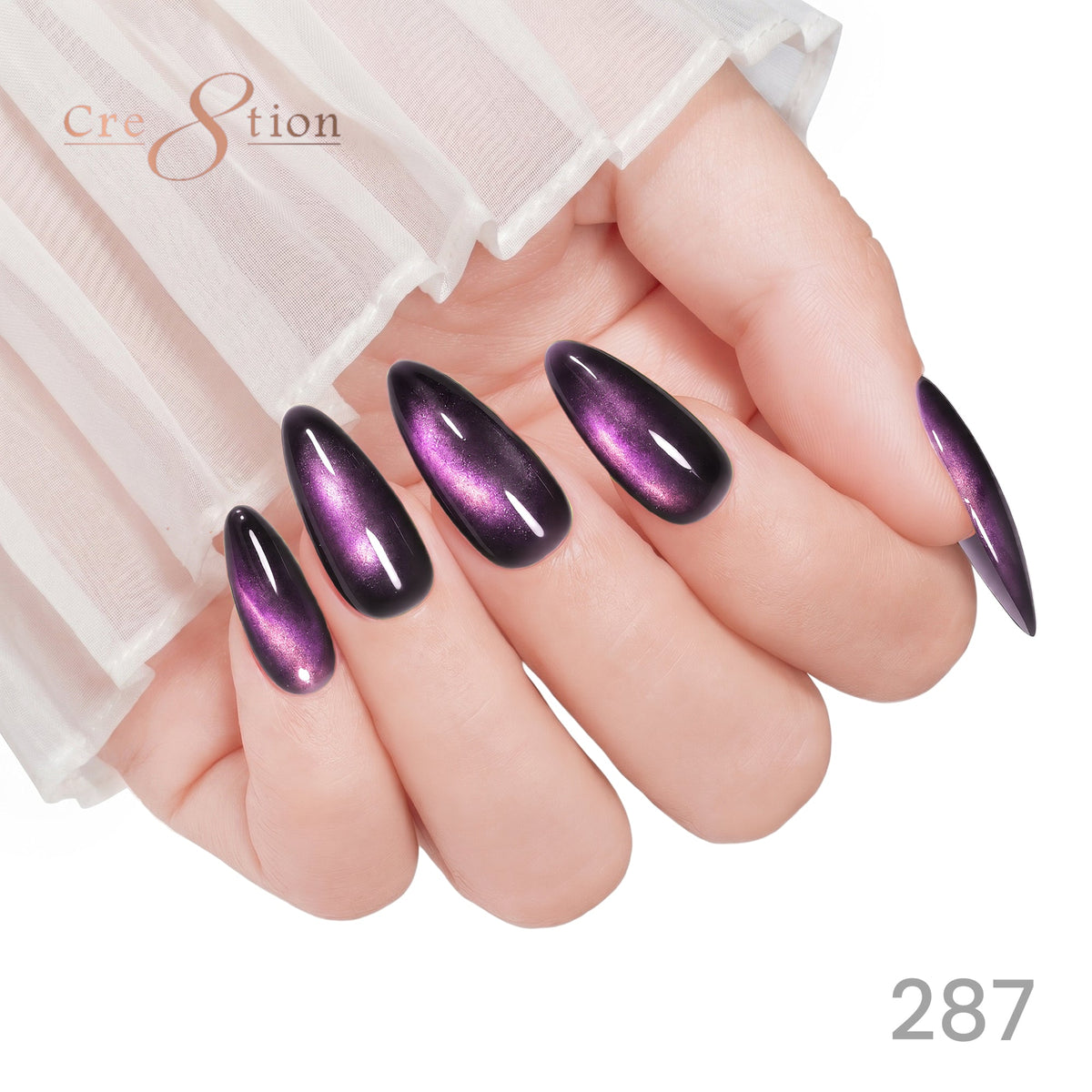 Cre8tion Cat Eye Soak Off Gel 0.5oz 287