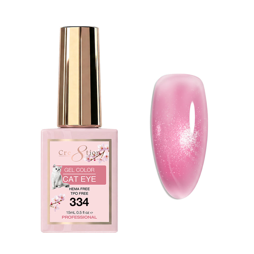 Cre8tion Cat Eye Soak Off Gel 0.5oz 334