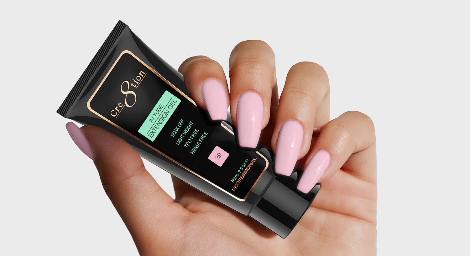 Cre8tion Poly Gel-Extension Gel In Tube 2oz - 39