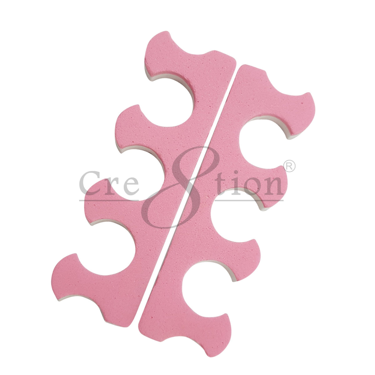 Cre8tion Toe Separators, 3 holes, EVA Foam 100 pairs/bag