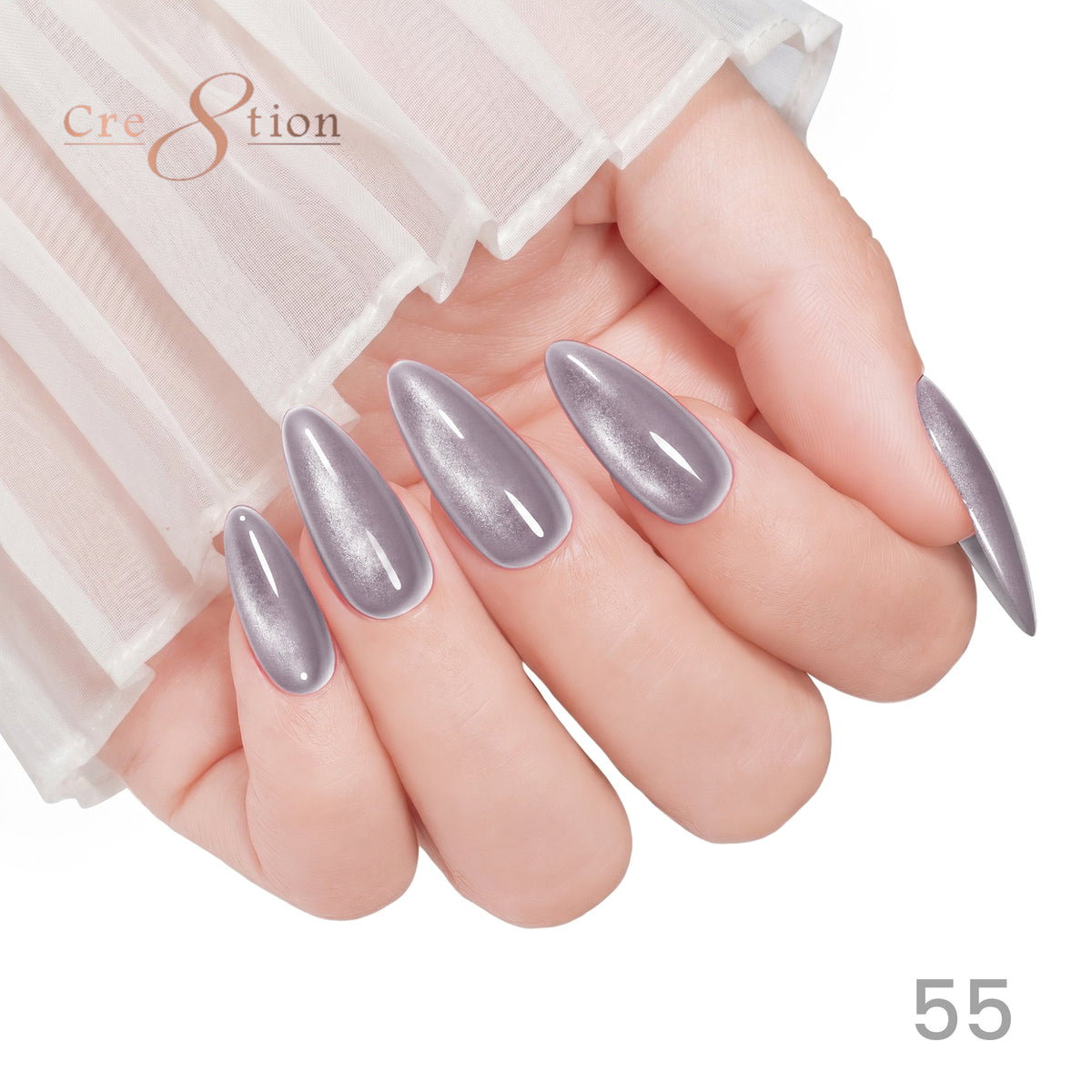 Cre8tion Cat Eye Soak Off Gel 0.5oz 55