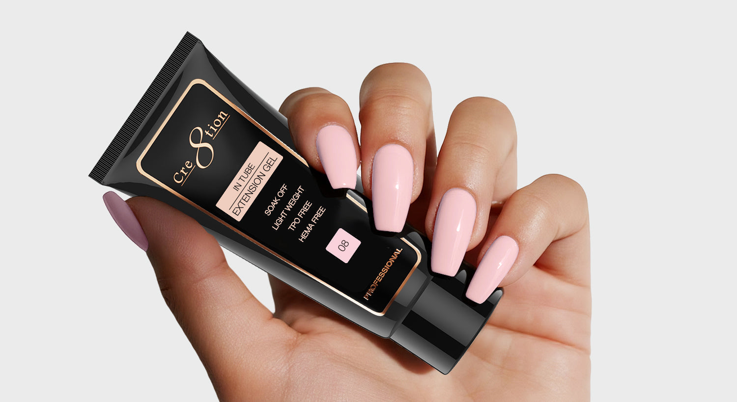 Cre8tion Poly Gel-Extension Gel In Tube 2oz - 08