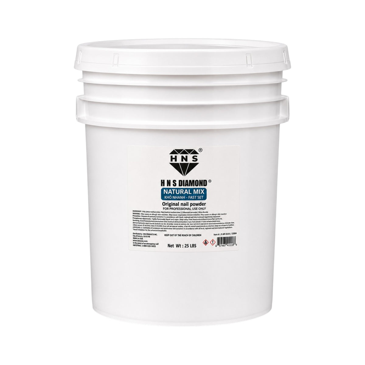 HNS DIAMOND NATURAL MIX KHO NHANH  25 LBS
