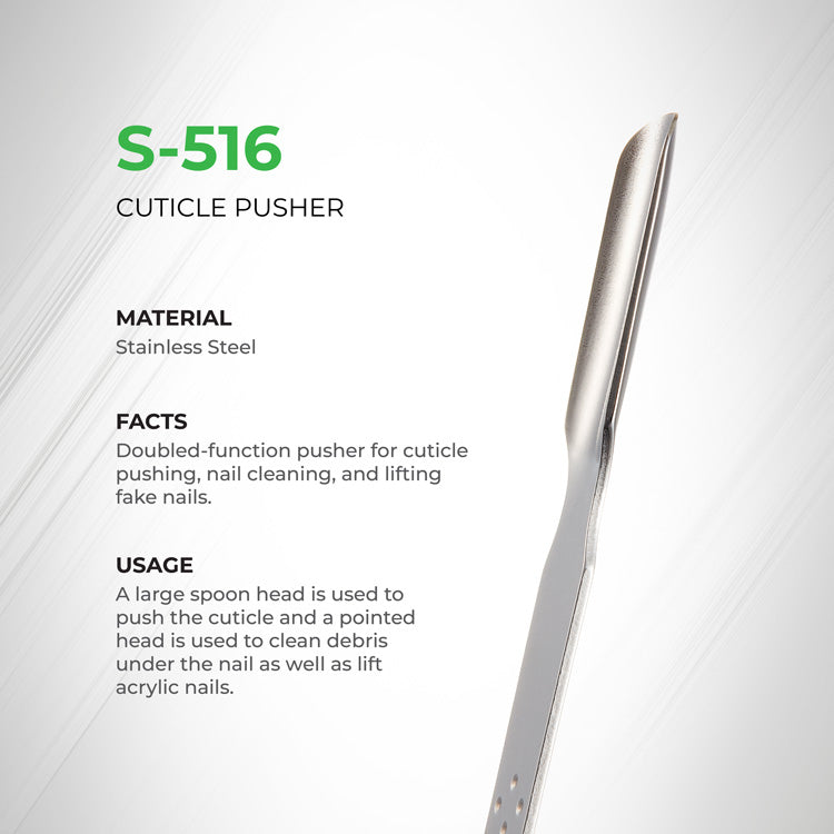 NGHIA Cuticle Pusher - S-516 (Stainless Steel)