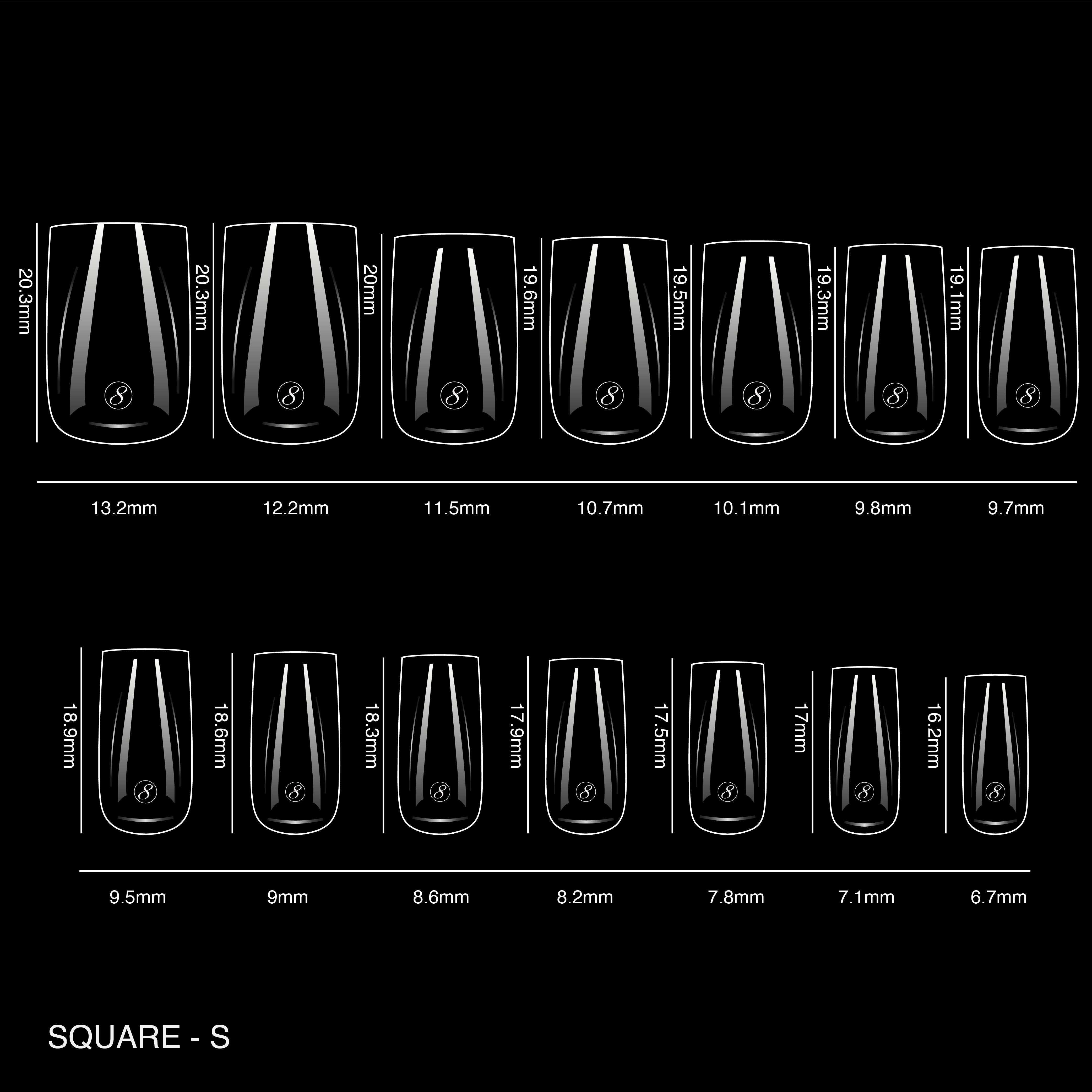 Cre8tion Soft Gel Tips - SQUARE