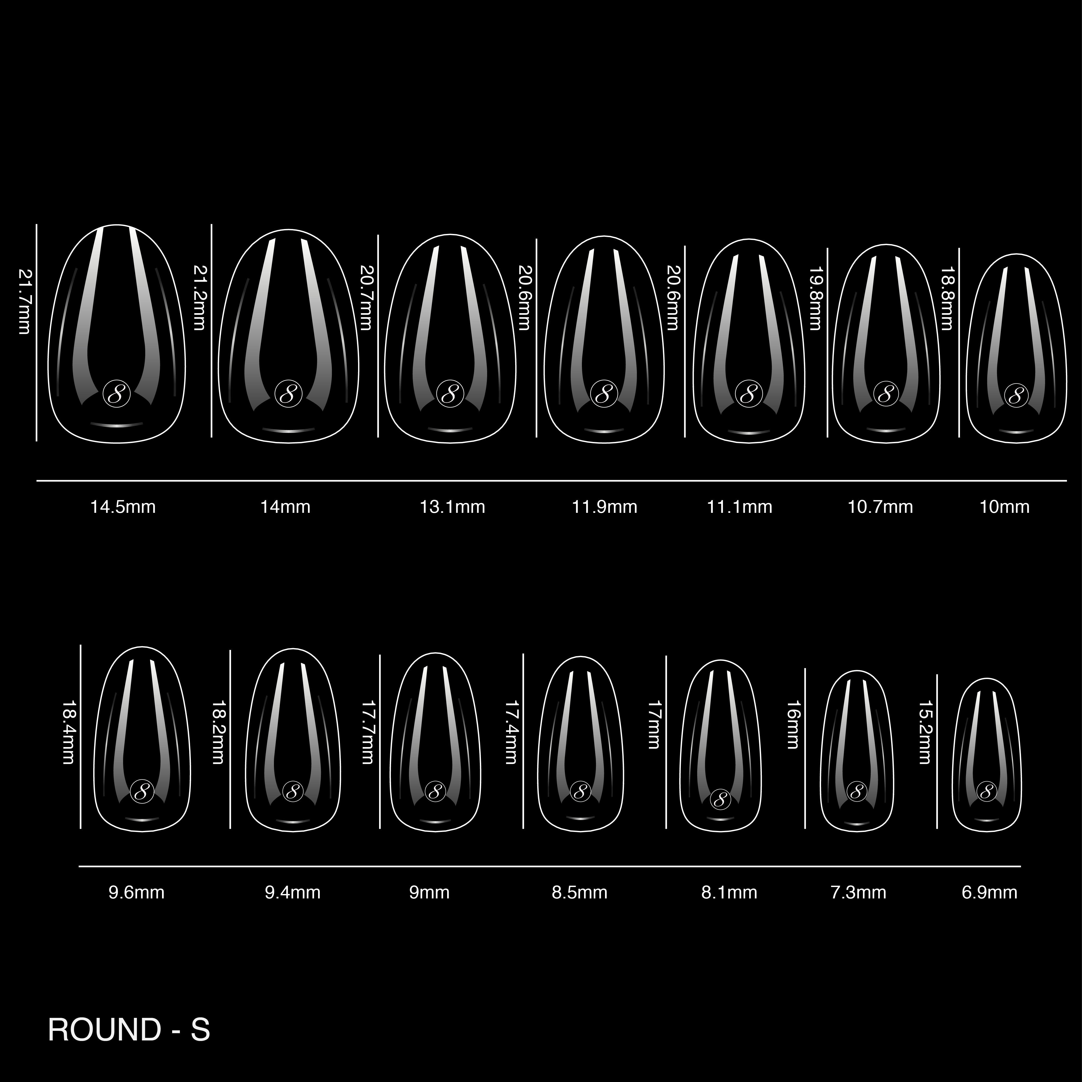 Cre8tion Soft Gel Tips - ROUND