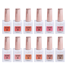 Cre8tion Hema Free Semi-Sheer Collection 0.5oz -  Coral Series
